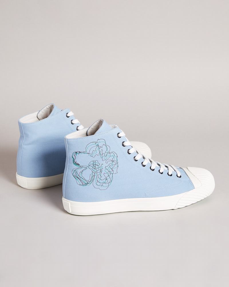 Baskets Montantes Ted Baker Rannip Homme Bleu Clair | INM1632OC