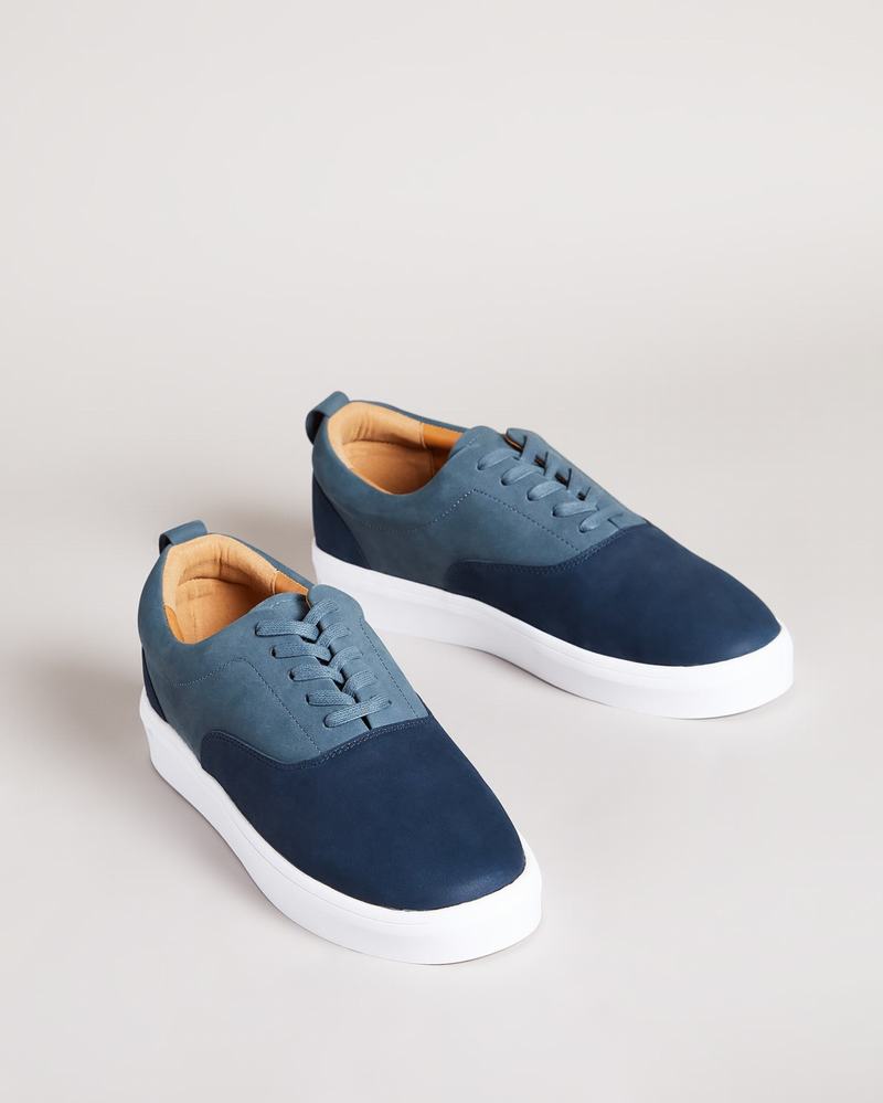 Baskets Ted Baker Shaunn Homme Bleu | VQW5422QR