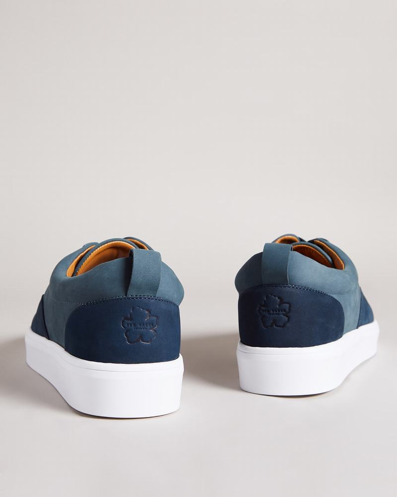 Baskets Ted Baker Shaunn Homme Bleu | VQW5422QR