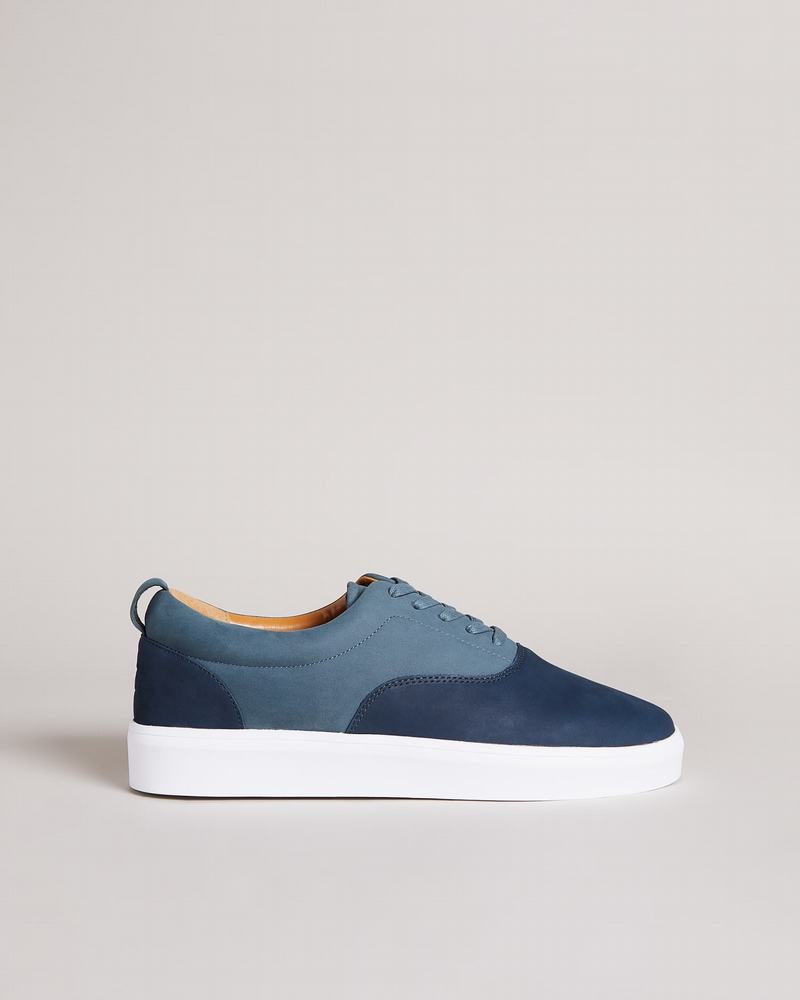 Baskets Ted Baker Shaunn Homme Bleu | VQW5422QR