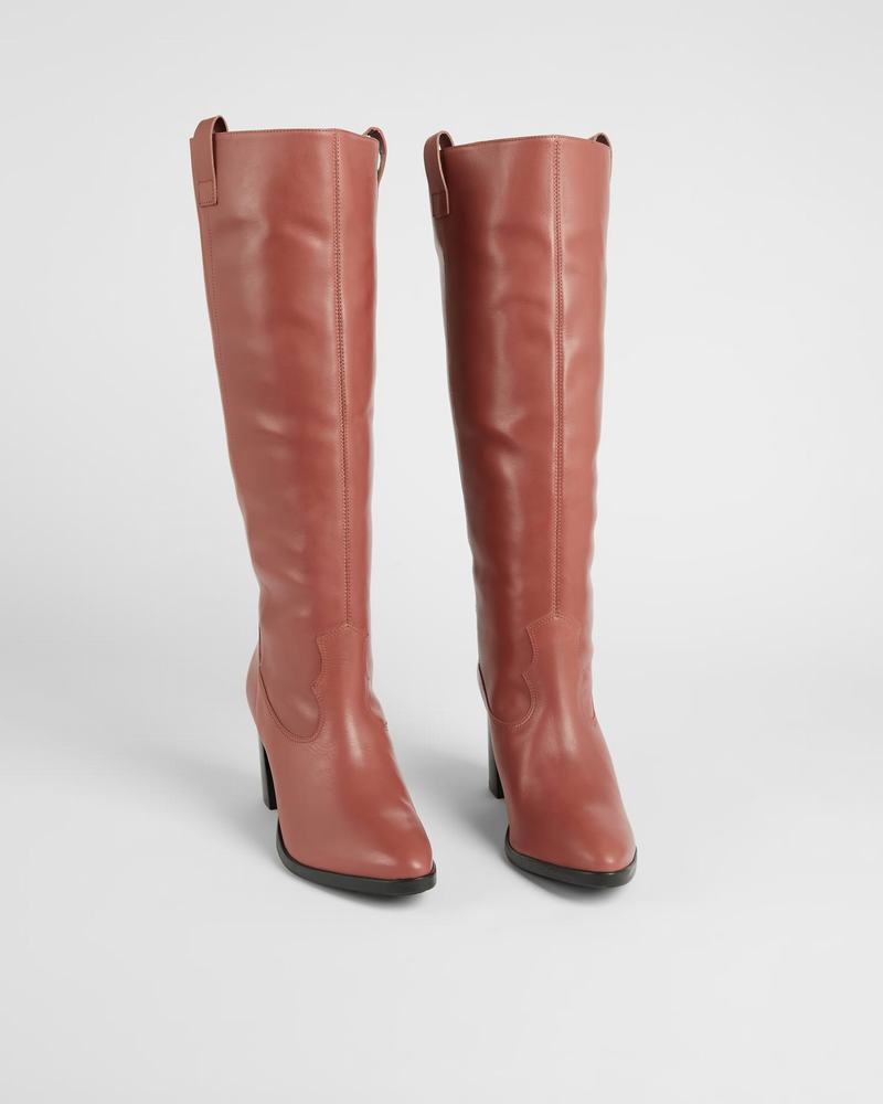 Bottes Ted Baker Allisan Femme Rose | NWY9760UA