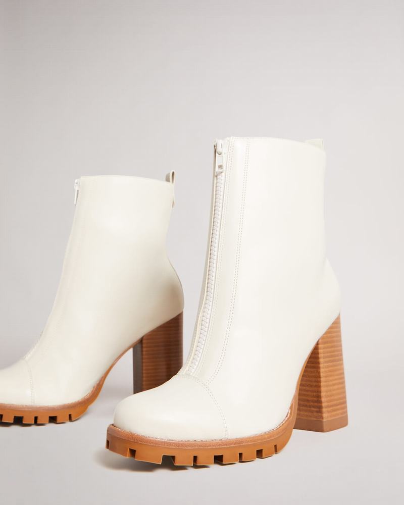 Bottes Ted Baker Avha Femme Beige | BCI5356GQ