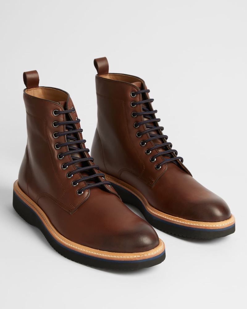 Bottes Ted Baker Linton Homme Marron | TPX4696ZA