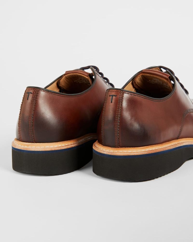 Chaussures Derby Ted Baker Tezo Homme Marron | CGU8714TY