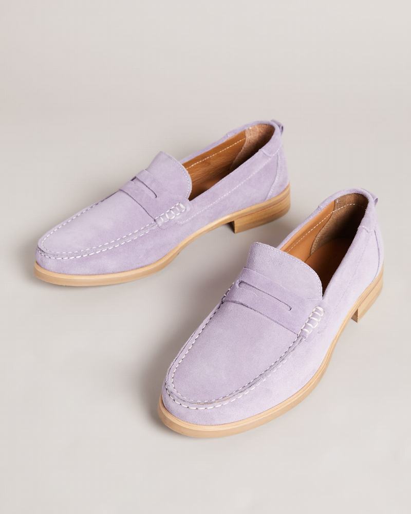 Mocassins Ted Baker Alfey Homme Violette | XYK4418IT