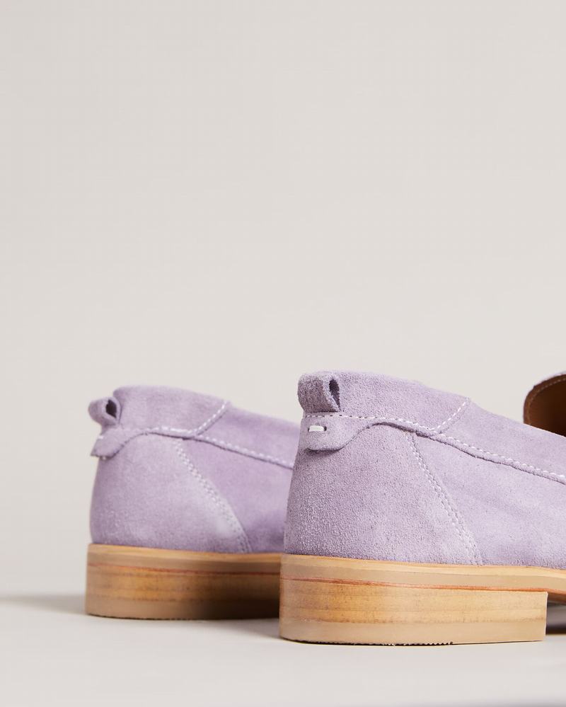 Mocassins Ted Baker Alfey Homme Violette | XYK4418IT