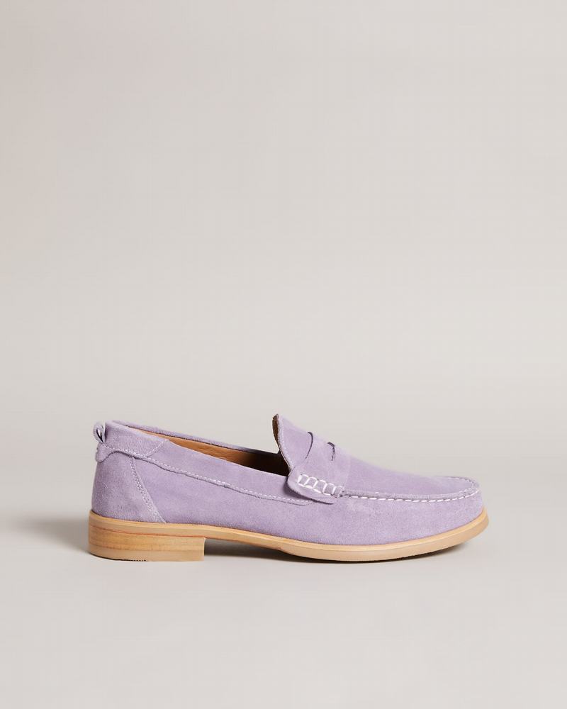 Mocassins Ted Baker Alfey Homme Violette | XYK4418IT