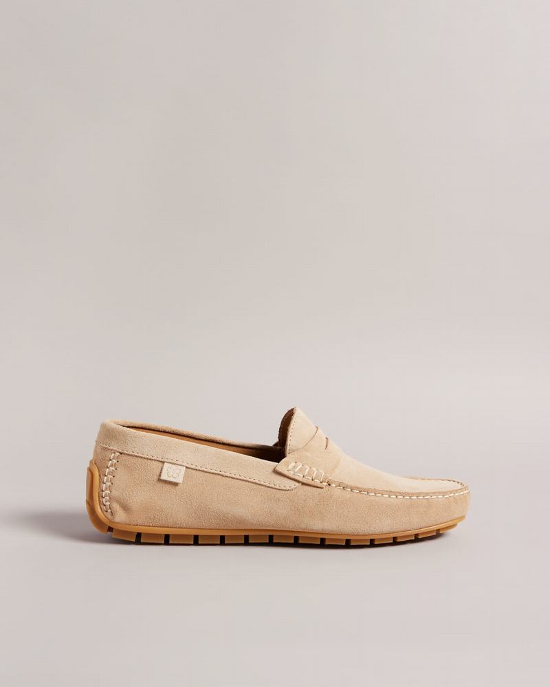 Mocassins Ted Baker Allbert Homme Beige | PWA6113VF