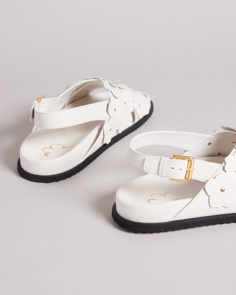 Sandales Ted Baker Miarah Femme Blanche | KOP3175UM