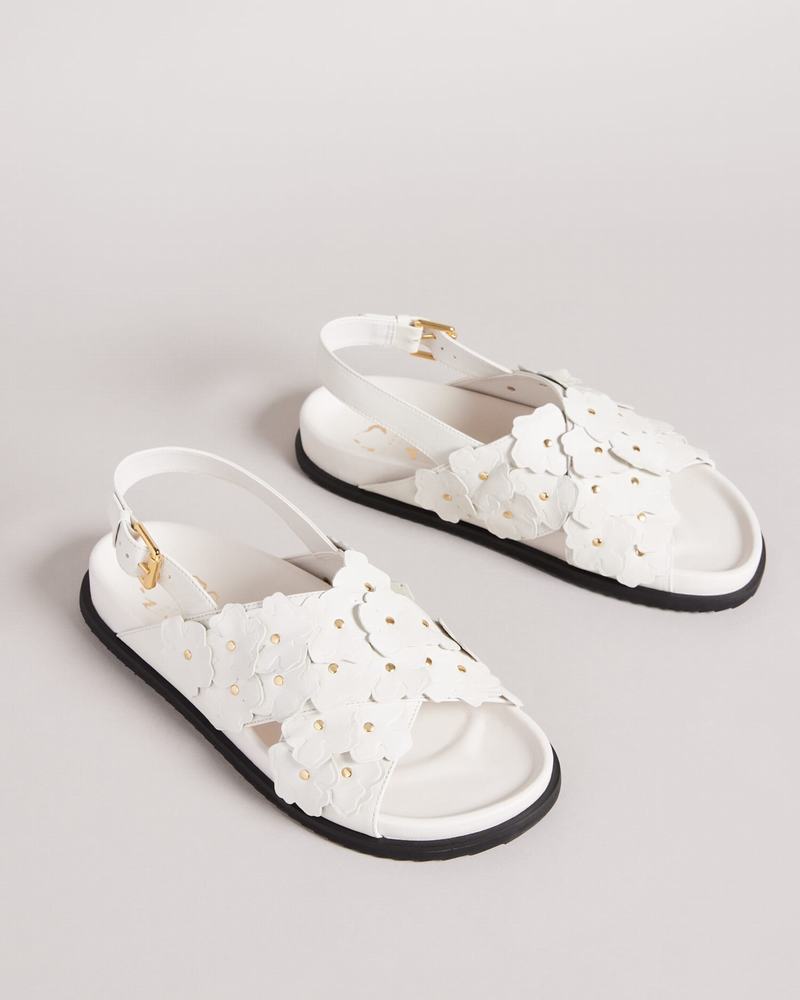 Sandales Ted Baker Miarah Femme Blanche | KOP3175UM