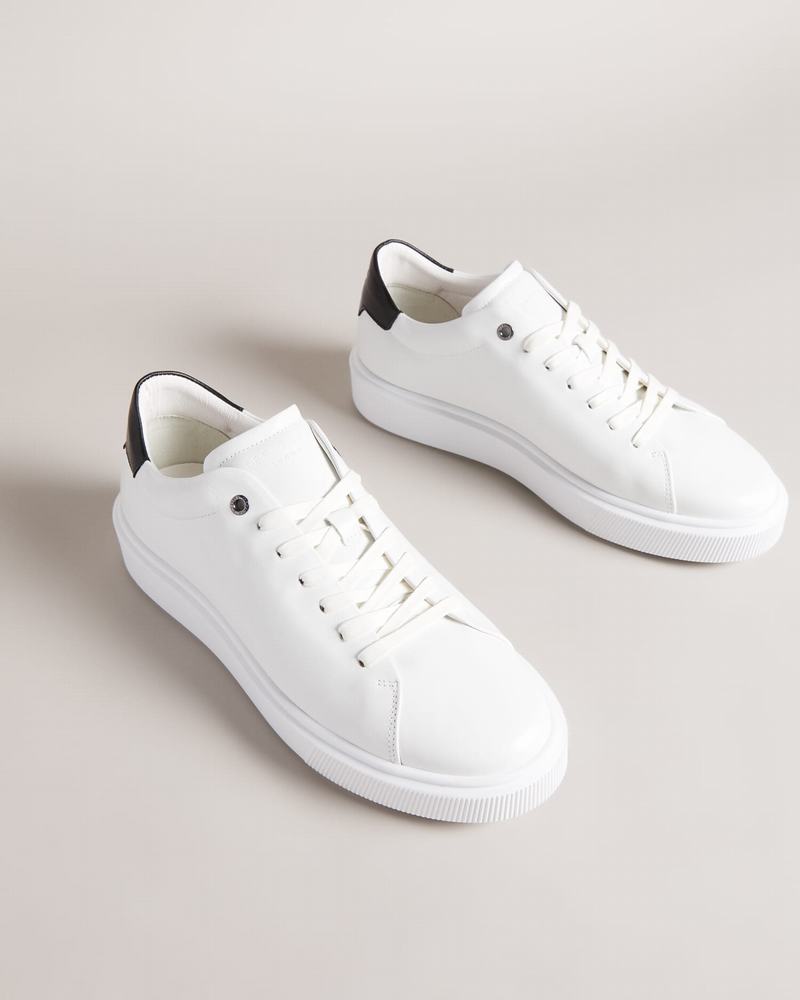 Baskets Ted Baker Breyon Homme Blanche | PTR5887MZ