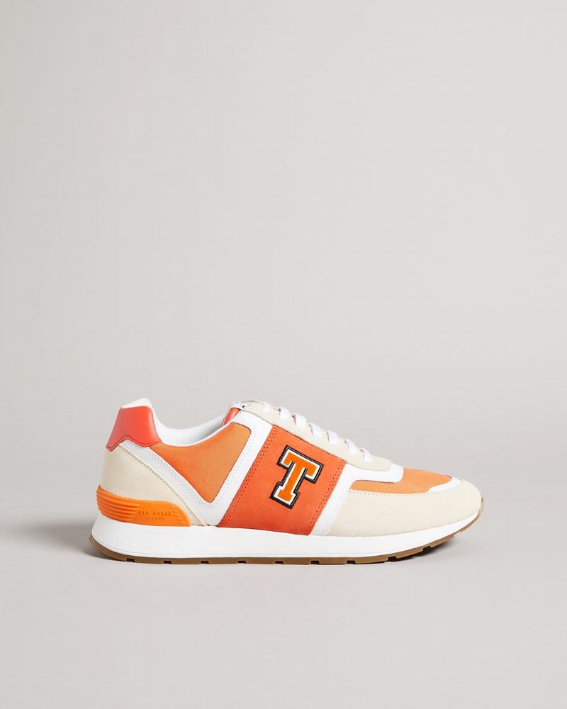 Baskets Ted Baker Gregory Homme Orange | DHQ2061PL