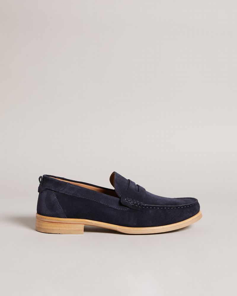 Mocassins Ted Baker Alfey Homme Bleu Marine | NLE5024MG